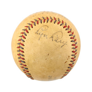 Lot #8283 Babe Ruth Signed Baseball - Image 2