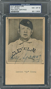 Lot #8305 Cy Young Signed Photograph - Image 1