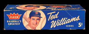 Lot #8077  1959 Fleer Ted Williams Display Box -