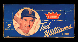 Lot #8077  1959 Fleer Ted Williams Display Box - Tremendous Graphics - Image 3