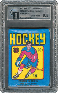 Lot #8148  1979 O-Pee-Chee Hockey Wax Pack - GAI GEM MINT 9.5