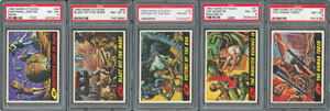 Lot #8150  1962 Mars Attacks PSA NM-MT 8 Graded Collection (5)