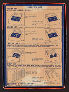 Lot #8315  1950s Stori-View Baseball High Grade Complete Box with Viewer and Four Player Disc Sets - MINT - Image 3