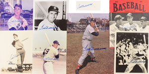 Lot #8301 Ted Williams Group of (8) Signed Items