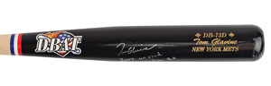 Lot #8333 Tom Glavine Signed Game-Issued Baseball Bat - Image 3
