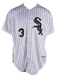 Lot #8197 Harold Baines Game-Worn 2000 Chicago White Sox Jersey