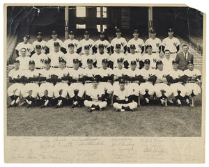 Lot #8268  New York Yankees 1962 Team-Signed