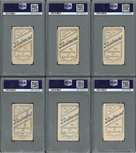 Lot #8010  T206 Hall of Famer Collection (6) with Christy Mathewson - Image 2