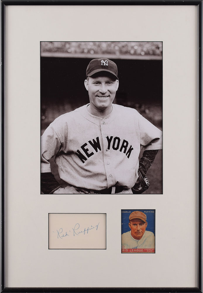 Red Ruffing and Mickey Cochrane | for $250 | Auction