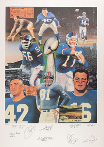 Lot #964  NY Giants Legends - Image 1