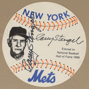 Lot #992 Casey Stengel - Image 2