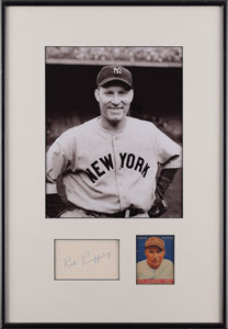 Lot #987 Red Ruffing and Mickey Cochrane