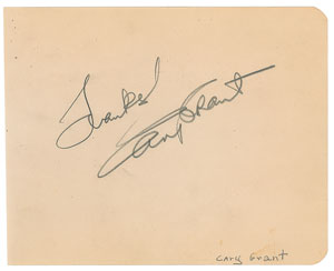Lot #839 Cary Grant