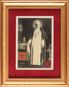 Lot #118  Pope Pius X - Image 2