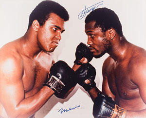 Lot #901 Muhammad Ali and Joe Frazier