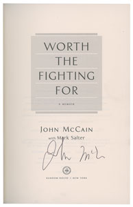 Lot #202 John McCain and Jimmy Carter - Image 3