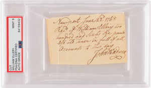 Lot #177 William Ellery - Image 1