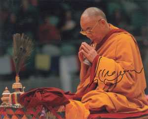 Lot #168  Dalai Lama