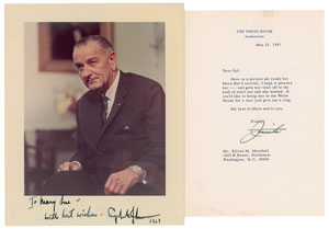 Lot #71 Lyndon B. Johnson - Image 1