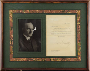 Lot #54 Calvin Coolidge - Image 1
