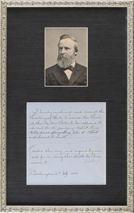 Lot #65 Rutherford B. Hayes - Image 1