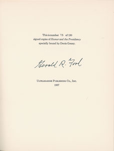 Lot #59 Gerald Ford - Image 2