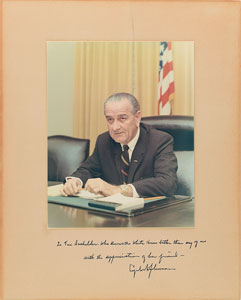 Lot #37 Lyndon B. Johnson