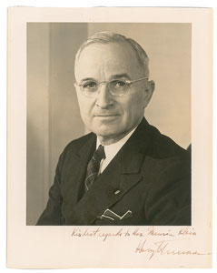 Lot #92 Harry S. Truman - Image 1
