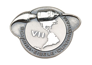 Lot #2250  Apollo 7 Unflown Robbins Medal - Image 1