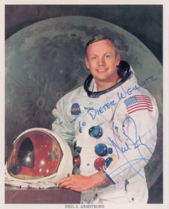 Lot #2292 Neil Armstrong Signed Photograph - Image 1