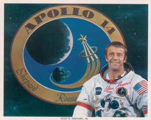 Lot #2319 Alan Shepard Signed Photograph - Image 1