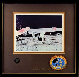 Lot #2318 Alan Shepard Signed Display - Image 1