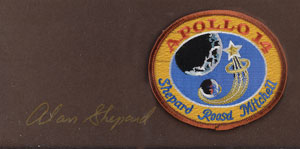 Lot #2318 Alan Shepard Signed Display - Image 2