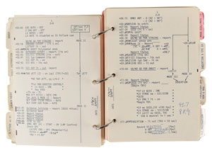 Lot #2329 Dave Scott's Lunar Orbit-Flown Apollo 15 CSM Launch Checklist - Image 4