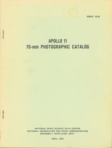 Lot #2276  Apollo 11 70mm Photographic Catalog