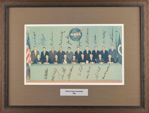 Lot #2352  NASA Group 5 Signed Photograph
