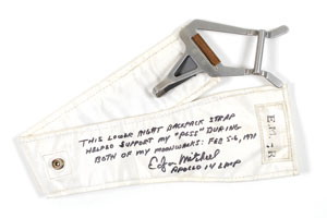 Lot #2317 Edgar Mitchell's Apollo 14 Flown Primary Life Support System Backpack Strap - Image 1