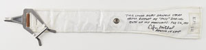 Lot #2317 Edgar Mitchell's Apollo 14 Flown Primary Life Support System Backpack Strap - Image 2