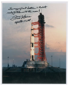 Lot #2443 Fred Haise Signed Photograph - Image 1