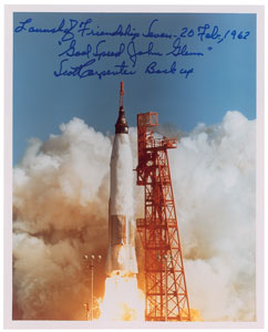 Lot #2164 Scott Carpenter Signed Photograph - Image 1