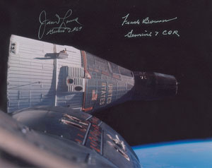 Lot #2188  Gemini 7: Borman and Lovell Signed Photograph - Image 1