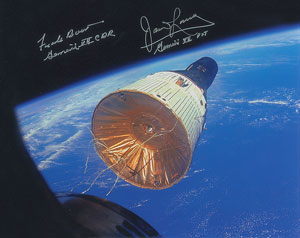 Lot #2187  Gemini 7: Borman and Lovell Signed Photograph - Image 1