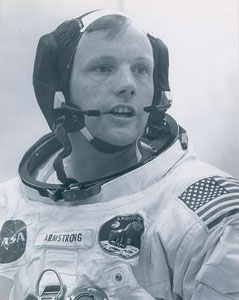 Lot #2392 Neil Armstrong Signature - Image 2