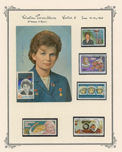 Lot #2568 Valentina Tereshkova Signed Photograph - Image 1