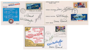 Lot #2530  Apollo-Soyuz American Crew Signed Covers - Image 1