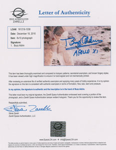 Lot #2383 Buzz Aldrin Signed Photograph - Image 2