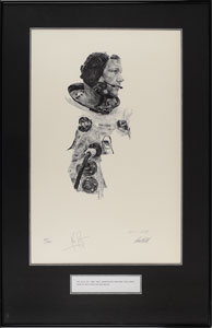 Lot #2289 Neil Armstrong Signed Lithograph - Image 2