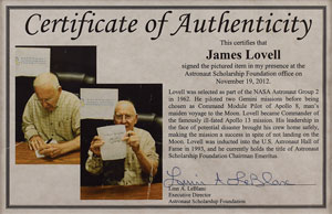 Lot #2311 James Lovell Signed Apollo 13 Replica Glove - Image 3