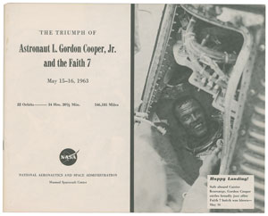 Lot #2169 Gordon Cooper's Faith 7 Booklet - Image 1