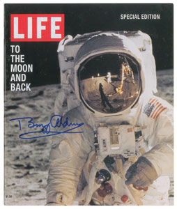 Lot #2270 Buzz Aldrin Signed Life Magazine